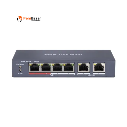 Hikvision DS-3E0106MP-E/M 4-Port Fast Ethernet Unmanaged PoE Switch