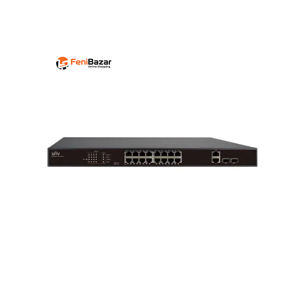UNV NSW2010-16T2GC-POE-IN 16-Port 10/100Mbps PoE Switch with Gigabit Combo Uplink Port