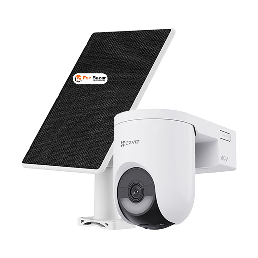 EZVIZ HB8 Lite 4MP 4G Kit 4mm Wi-Fi Dome IP Camera with Solar Panel
